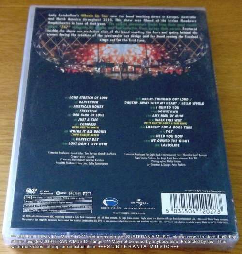 LADY ANTEBELLUM Wheels Up Tour DVD