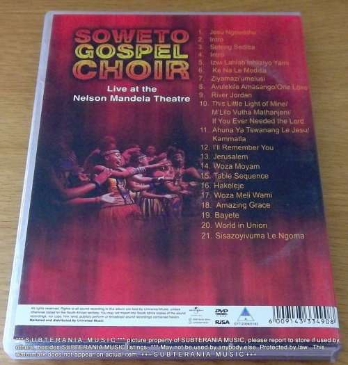 SOWETO GOSPEL CHOIR Live at the Nelson Mandela Theatre