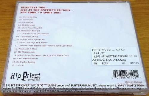 THE FALL Live at the Knitting Factory New York CD