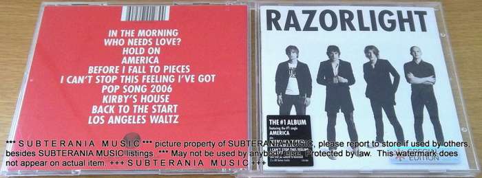 RAZORLIGHT Razorlight Special Edition Import [Shelf G Box 4]