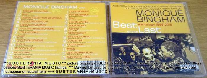 MONIQUE BINGHAM Best of the Last Anthology 1995-2015 [Shelf G Box 6] featuring Black Coffee