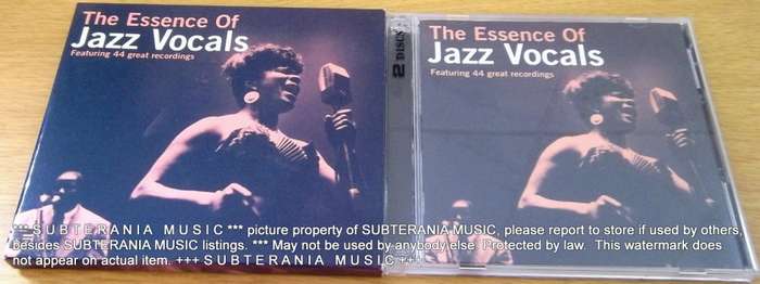 THE ESSENCE OF JAZZ VOCALS Double CD [SHELF G BOX 7]