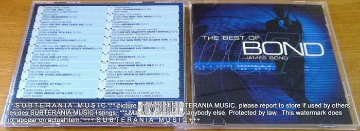 JAMES BOND The Best of James Bond 007 Themes [Shelf G Box 8]