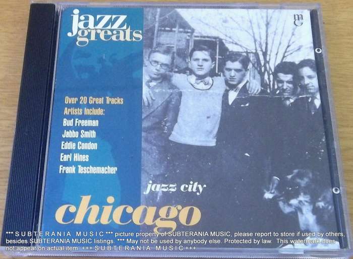 JAZZ GREATS Jazz City Chicago  [Shelf G Box 8]