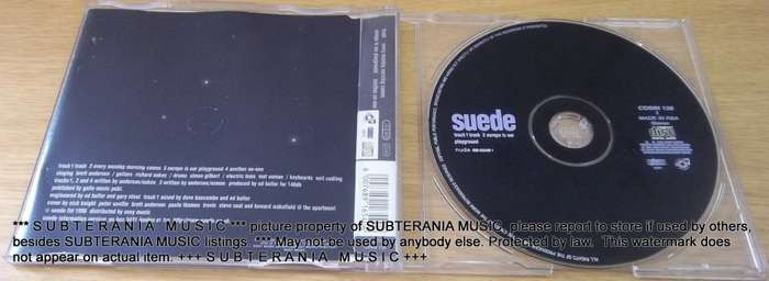 SUEDE Trash South African Pressing CD