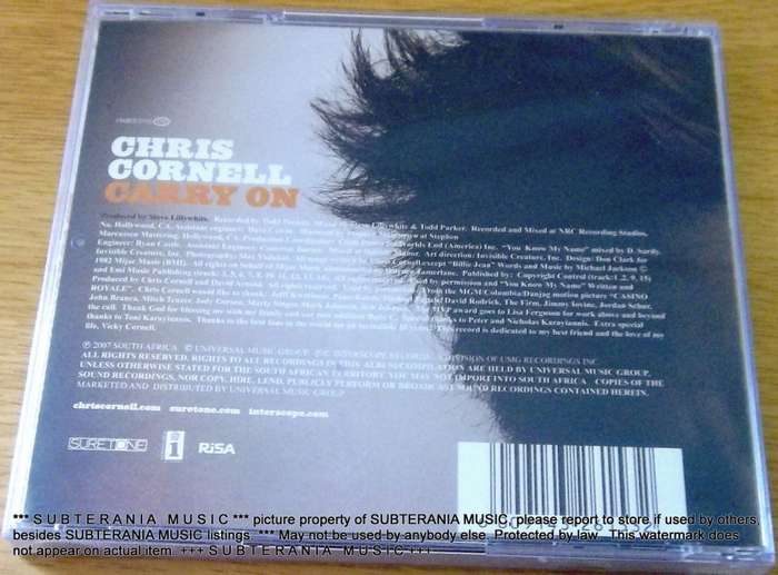 CHRIS CORNELL Carry On [sealed]