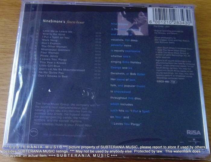 NINA SIMONE Finest Hour   [sealed]