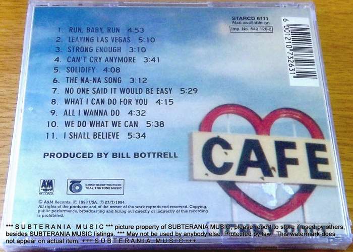 SHERYL CROW Tuesday Night Music Club CD [SHELF V x 1]