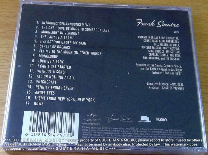 FRANK SINATRA Best of Vegas CD [sealed]