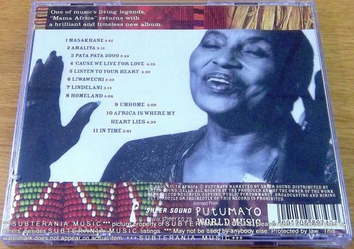 MIRIAM MAKEBA Homeland