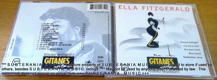 ELLA FITZGERALD Gitanes Jazz Round Midnight  [Situated on Shelf G Box 3]
