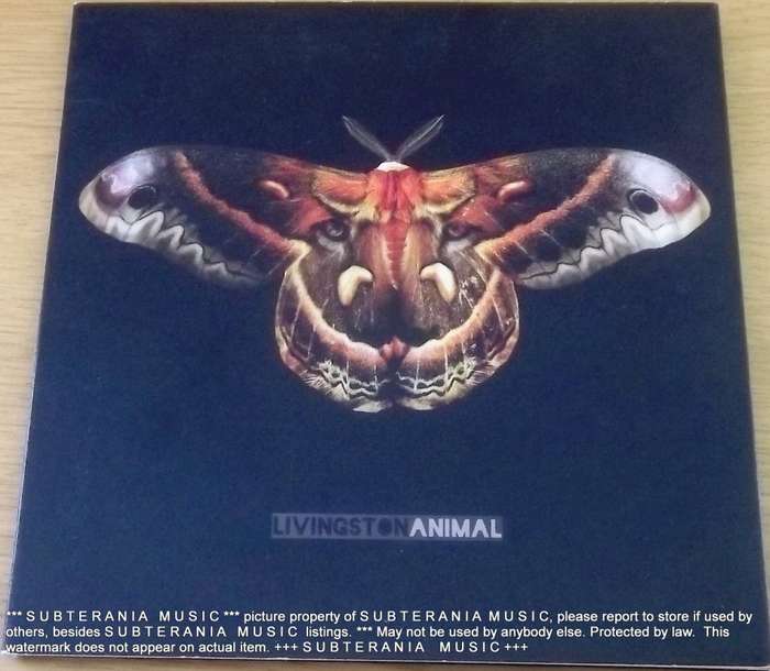 LIVINGSTON ANIMAL promo card sleeve CD