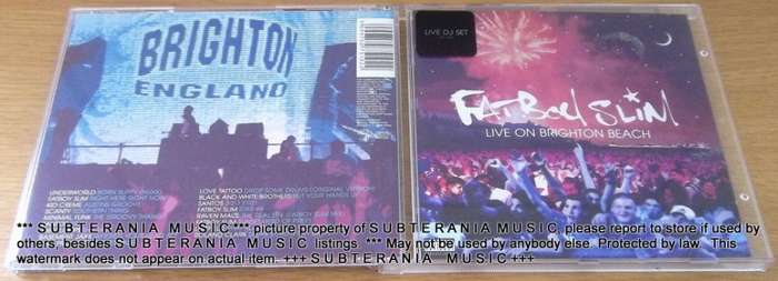 FAT BOY SLIM Live on Brighton Beach  [Shelf G Box 12]