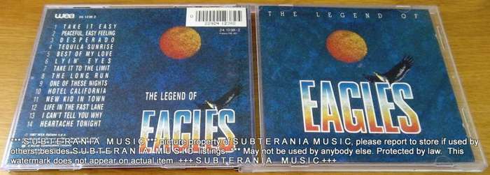 THE LEGEND OF EAGLES. [Shelf G Box 12]