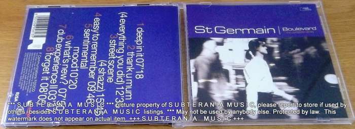ST. GERMAIN Boulevard  [Shelf G Box 9]
