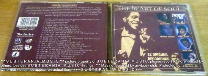 THE HEART OF SOUL 22 Original Recordings  [SHELF G BOX 2]