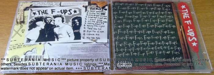 THE F-Ups The F-Ups   [Shelf G Box 14]