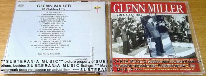 GLENN MILLER 20 Greatest Hits    [Shelf G Box 14]