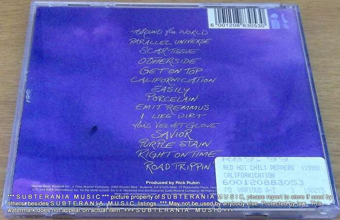 RED HOT CHILI PEPPERS Californification [Shelf G Box 15]