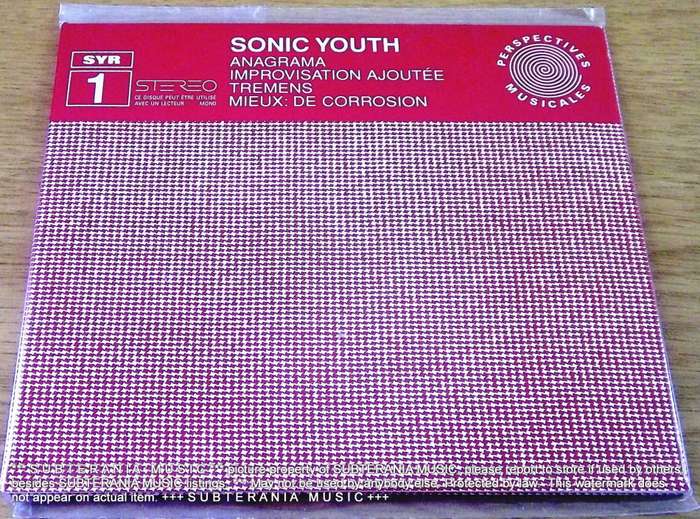 SONIC YOUTH Anagrama