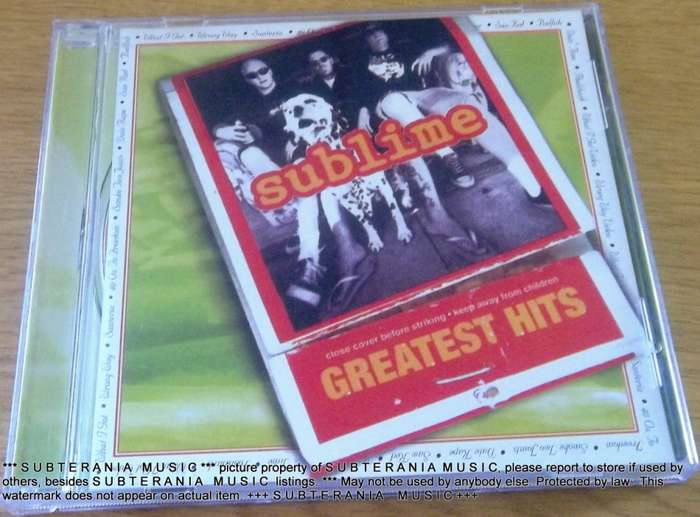 SUBLIME Greatest Hits  [Shelf G Box 16]