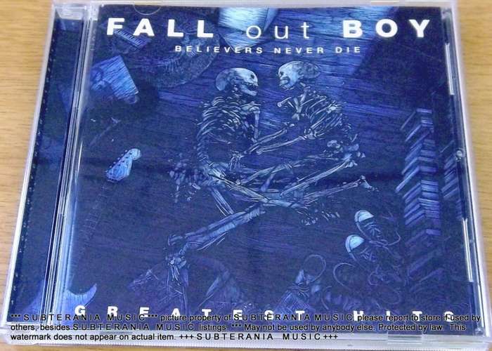 FALL OUT BOY Greatest Hits     [Shelf G Box 17]