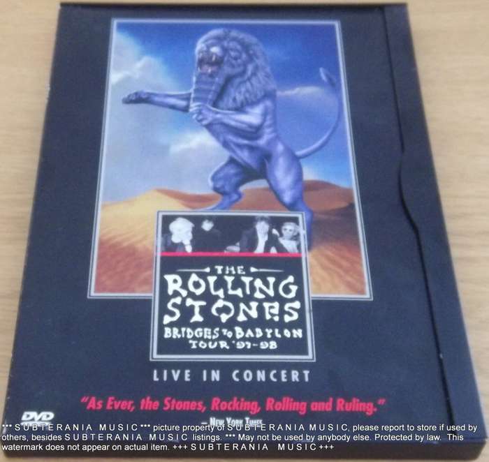 ROLLING STONES Bridges to Babylon Live Tour DVD