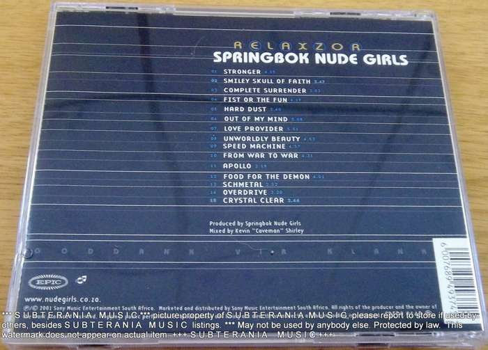 SPRINGBOK NUDE GIRLS Relaxzor [Shelf G Box 7]