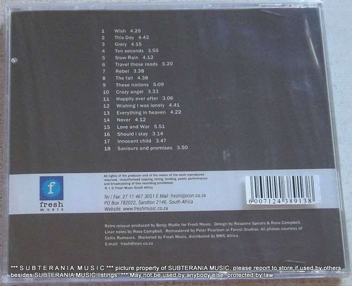 CELTIC RUMOURS Slow Rain (The Complete) CD