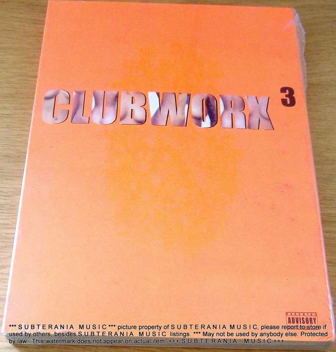 Various CLUBWORX 3 PAL DVD Region 2  DVD