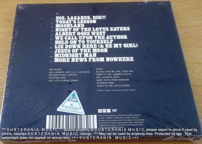 NICK CAVE & THE BAD SEEDS CD+DVD Dig!!! Lazarus Dig!!! DELUXE EDITION