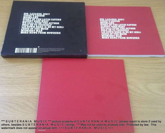 NICK CAVE & THE BAD SEEDS CD Dig!!! Lazarus Dig!!! in box