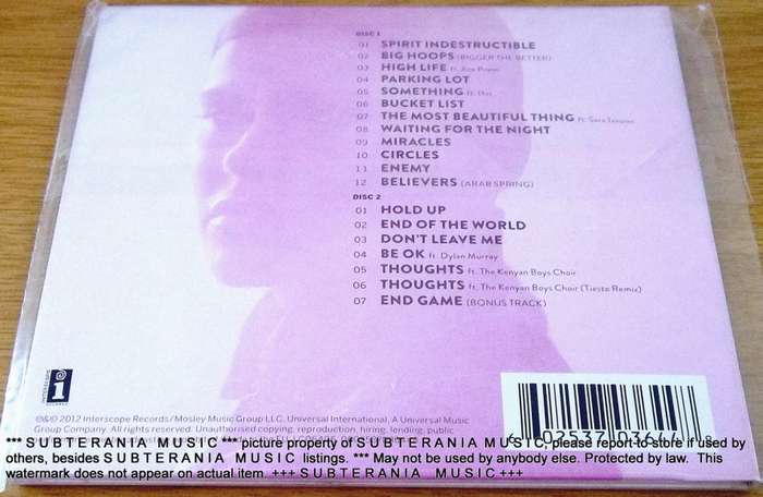 NELLY FERTADO The Spirit Indestructible Deluxe Edition [SEALED]