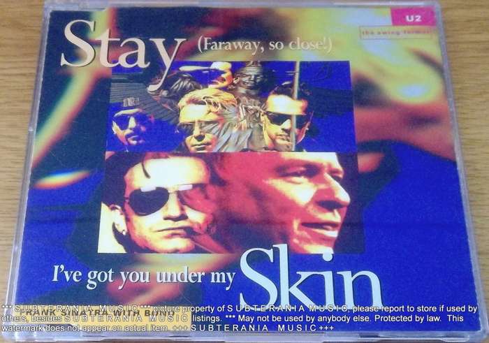 U2 Stay / I`ve got you under my skin  Maxi Single   [Shelf G Box 18]