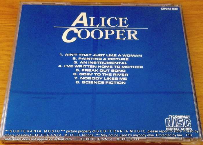 ALICE COOPER Alice Cooper  [Shelf G Box 18]
