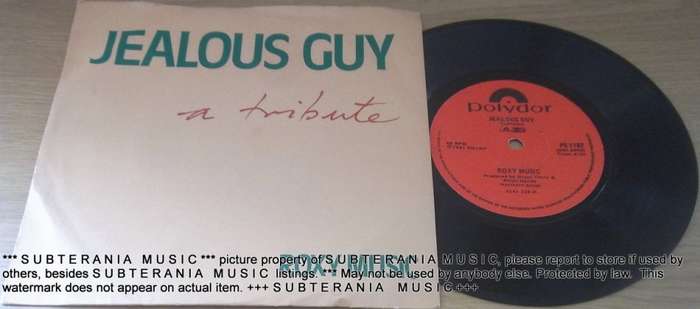 ROXY MUSIC Jealous Guy 7` single