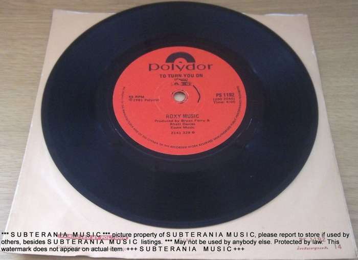 ROXY MUSIC Jealous Guy 7` single