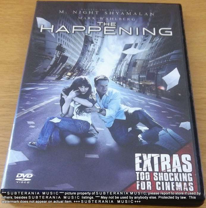 THE HAPPENING Mark Wahlberg Movie DVD