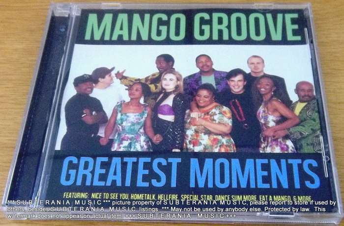 MANGO GROOVE Greatest Moments  [Shelf G Box 19]