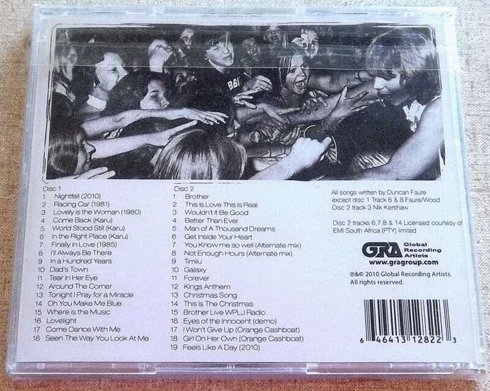 DUNCAN FAURE Anthology 2xCD [Rabbitt ex-member]