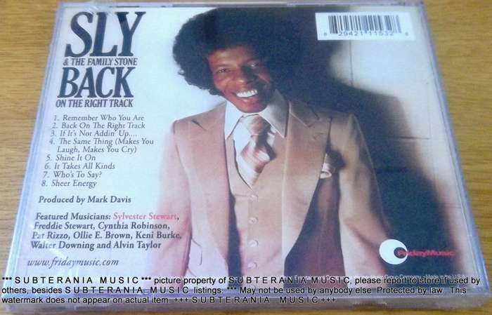 SLY & THE FAMILY STONE Back On The Right Track