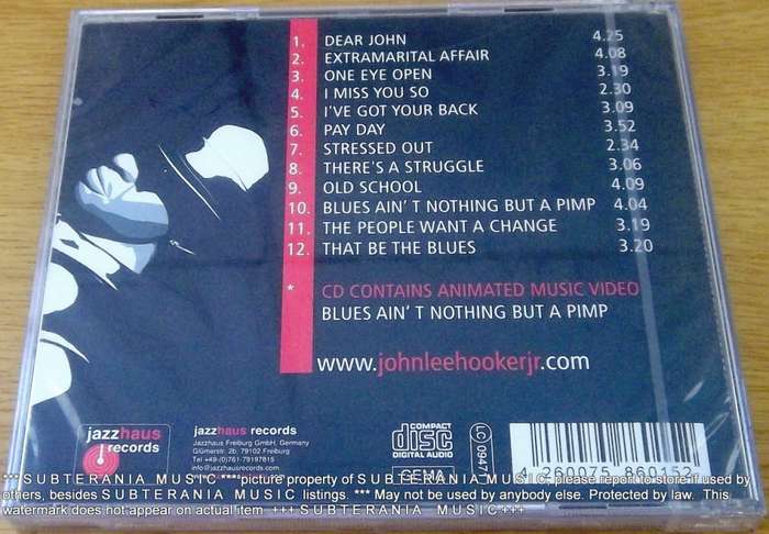 JOHN LEE HOOKER JR. All Odds Against Me  [Modern Electric Blues]