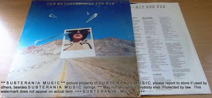 IAN MATTHEWS Hit and Run Vinyl Record