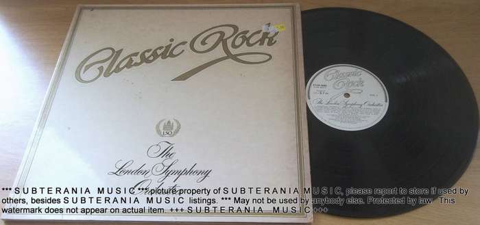 CLASSIC ROCK Best Of  London Symphony Orchestra Vinyl Record