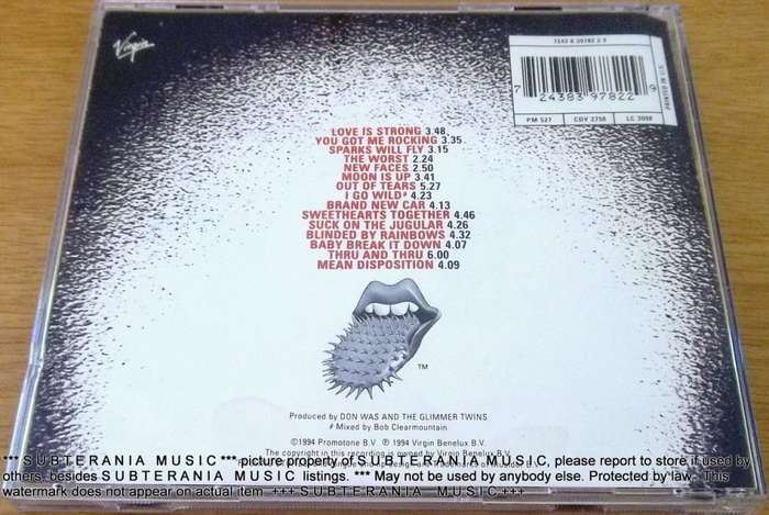 ROLLING STONES Voodoo Lounge  [Shelf G Box 21]