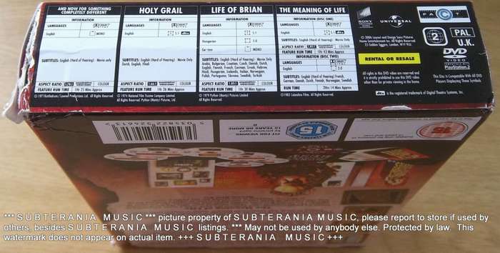 MONTY PYTHON`S MOVIES DVD