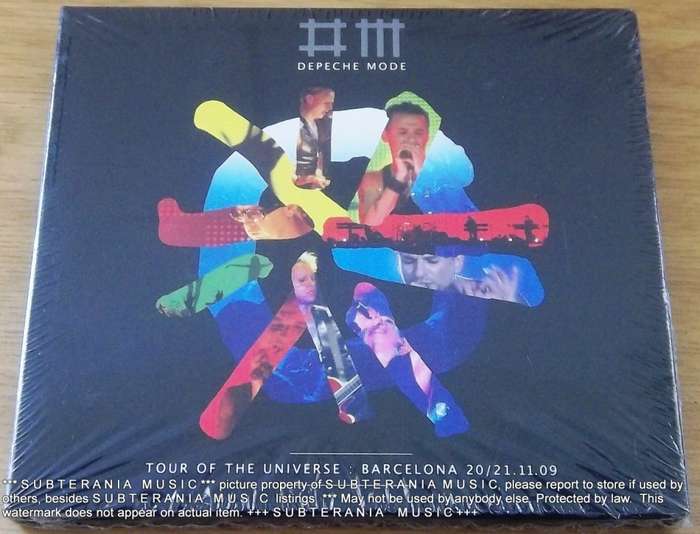 DEPECHE MODE Tour Of The Universe : Barcelona 20/21.11.09 2xCD+DVD