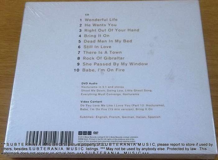 NICK CAVE & THE BAD SEEDS Nocturama CD + DVD DELUXE EDITION