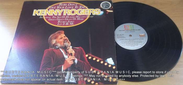 KENNY ROGERS Ruby, Don,t Leave Your Love to Town Vinyl Record