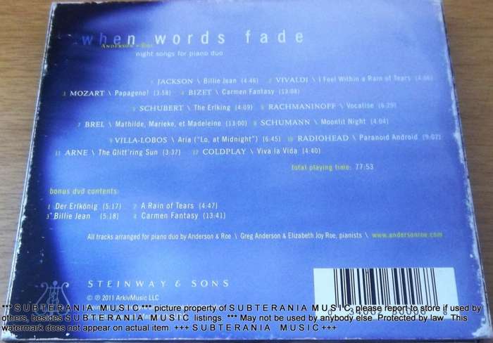 ANDERSON AND ROI  When Worlds Fade   [Shelf G Box 2]